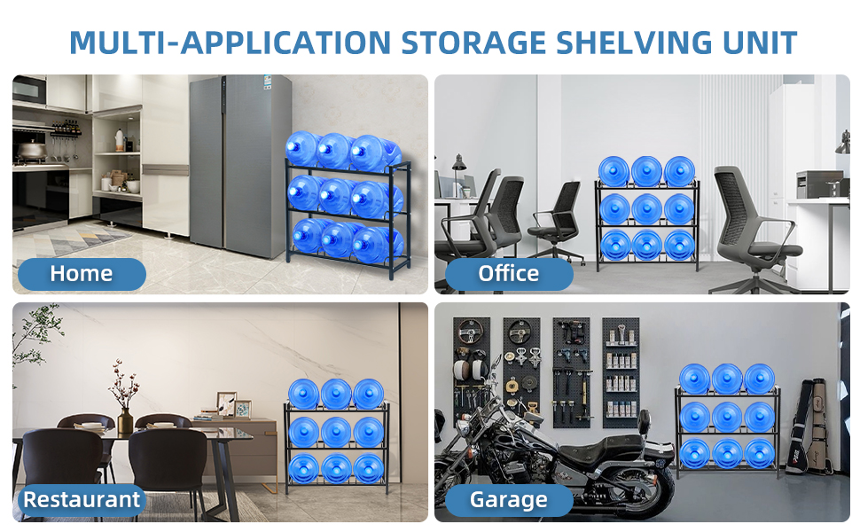 5 gallon water bottle organizer