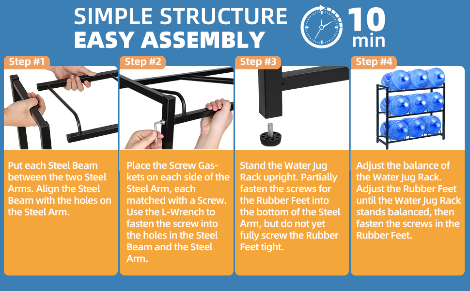 5 gallon water jug stand