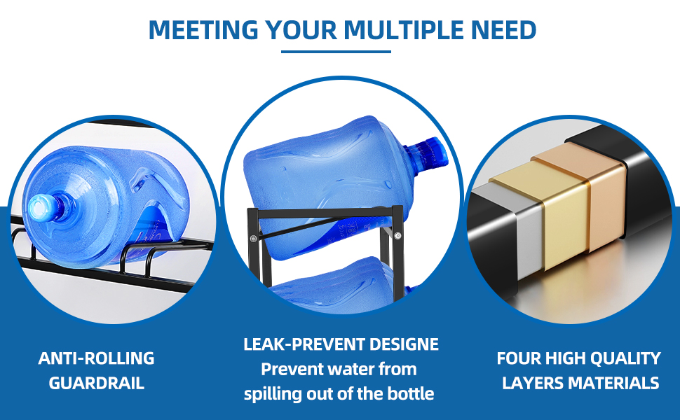 Detachable Gallon Water Jug Bottle Organizer Shel