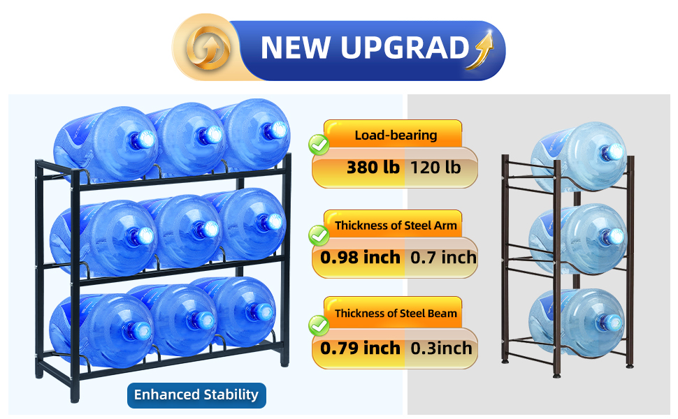 Water Bottle Storage Rack