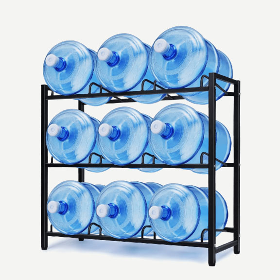 5 gallon water jug rack
