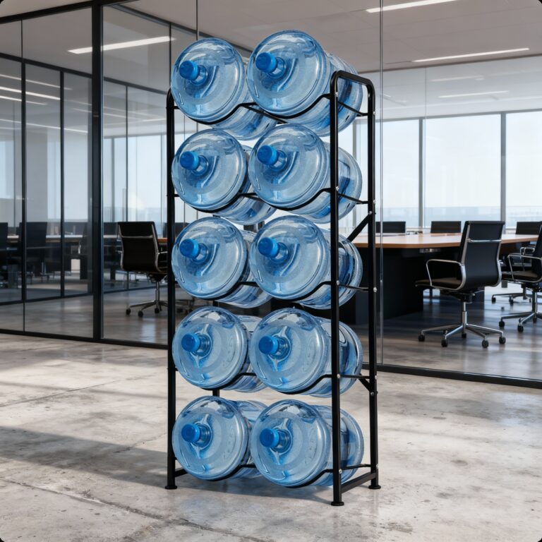 HomStora Storage Rack: A Smart Choice for Office Water Management