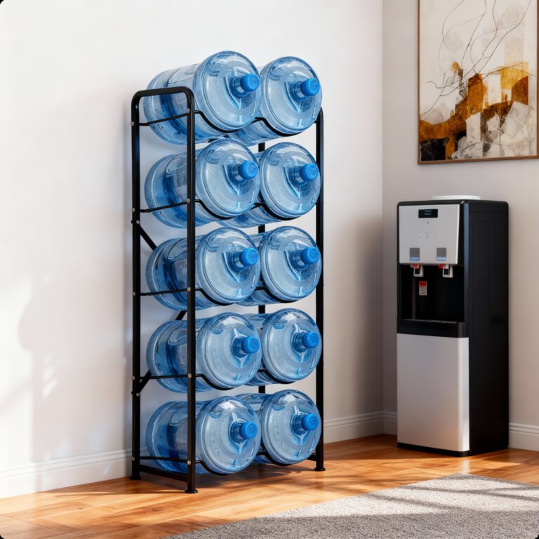 HomStora Water Jug Rack: The Perfect Weekend Project for DIY Enthusiasts