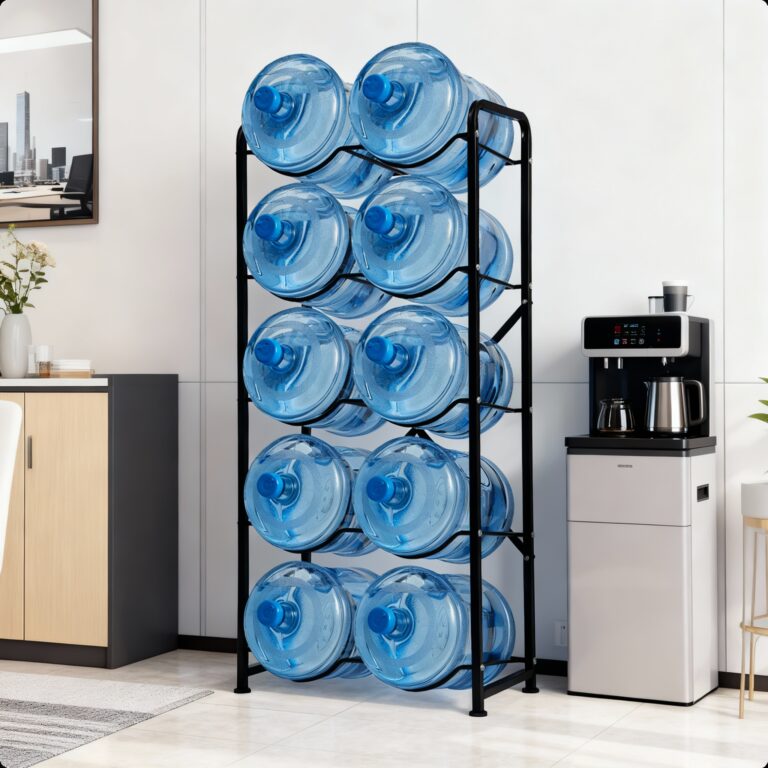 HomStora Water Jug Rack: A Smart Choice for American Emergency Water Storage