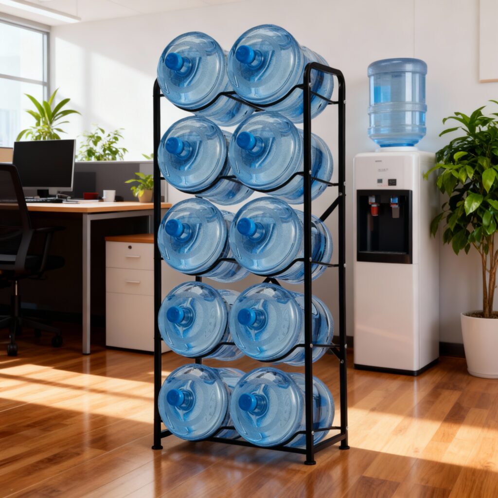 water bottles racks