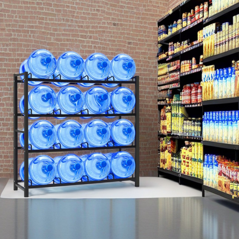 HomStora 5-Gallon Bucket Rack: Boost Convenience Store Efficiency & Space Utilization
