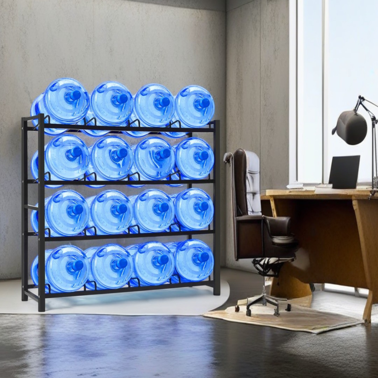 HomStora 5-Gallon Bucket Rack: The Ultimate Space-Saving Solution for NYC Apartment Renters (Work-from-Home Approved)