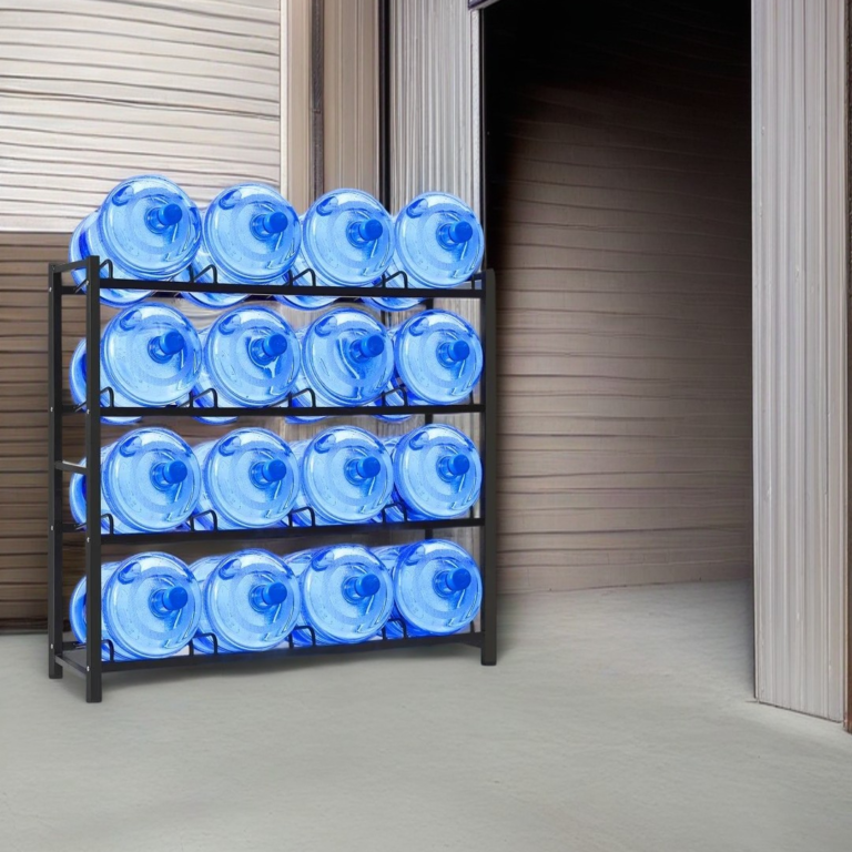 Construction Project Manager’s Review: HomStora 5-Gallon Bucket Rack – Efficient Drinking Water Management for Job Sites