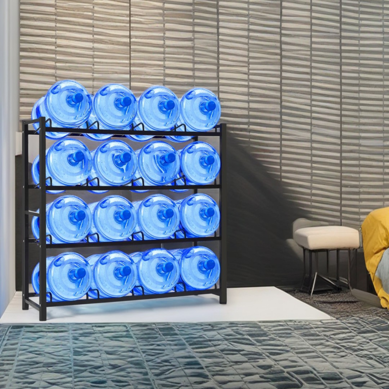 Garage Revolution: How HomStora Organizes 10 Five-Gallon Water Jugs Perfectly