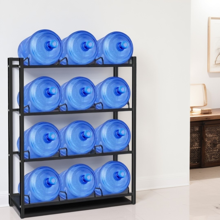 HomStora 5-Gallon Water Jug Rack: The Ideal Storage Solution for Package Pickup Stores