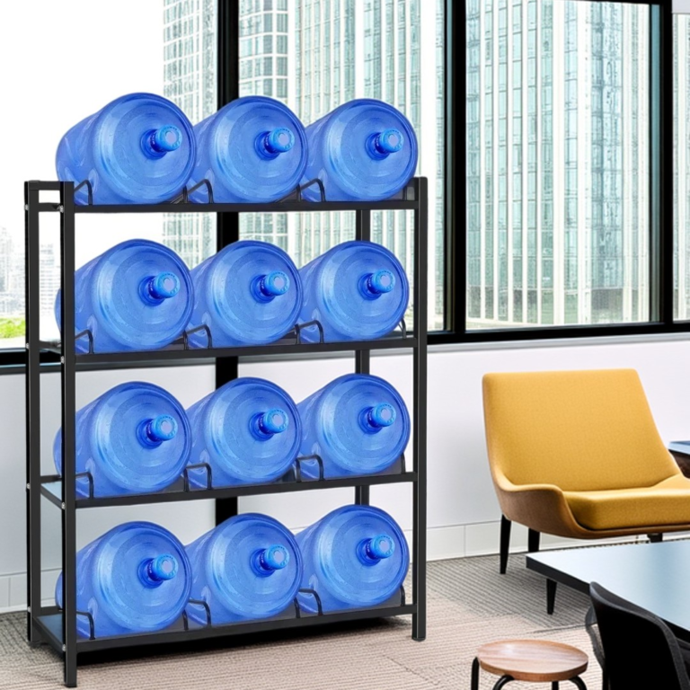 HomStora 5-Gallon Water Jug Rack: The Perfect Organized Storage Solution for Animal Hospitals