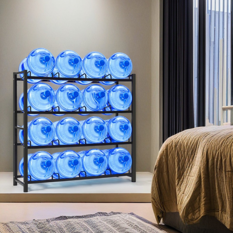 HomStora 5-Gallon Water Jug Rack: Tame Your Clutter & Transform Home Storage