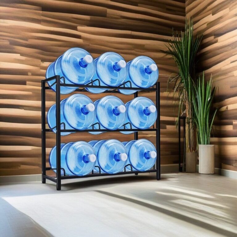HomStora 5-Gallon Water Bottle Rack: Upgrade Your Home Office & Small Business Space
