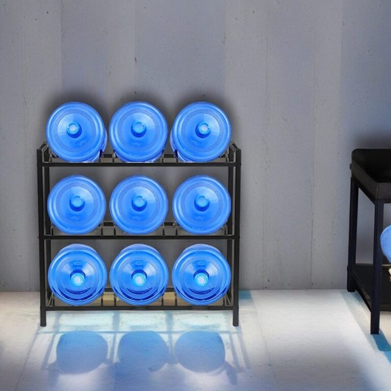 HomStora 5-Gallon Water Bottle Rack: Fix Your Messy Garage Once & For All