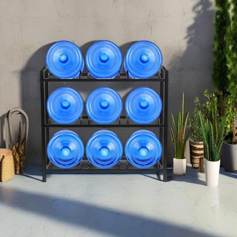 HomStora 5-Gallon Water Bottle Rack: Fix Your Cluttered Garage for Good