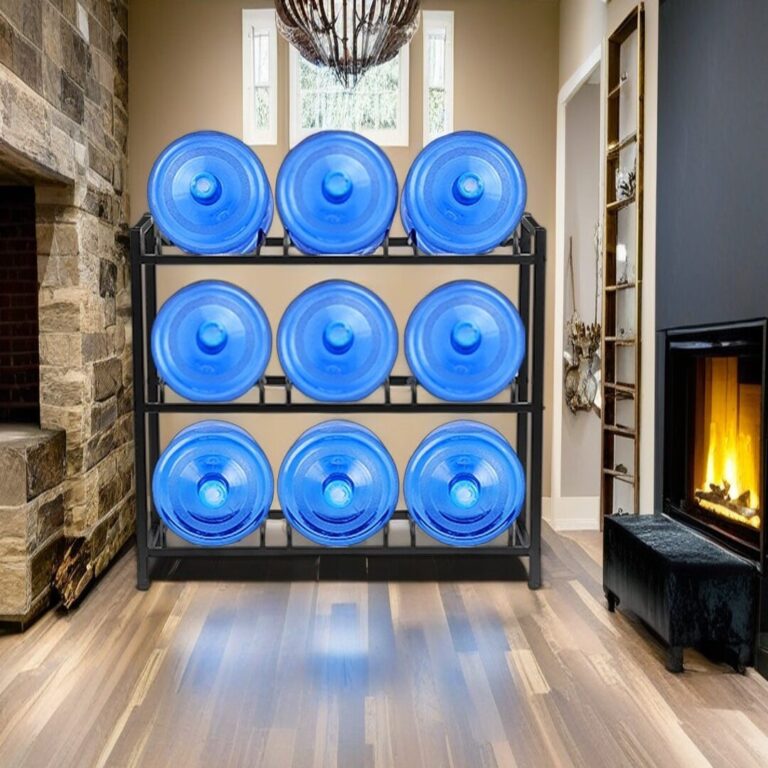 HomStora 5-Gallon Water Bottle Storage Rack: Redefine Home Storage