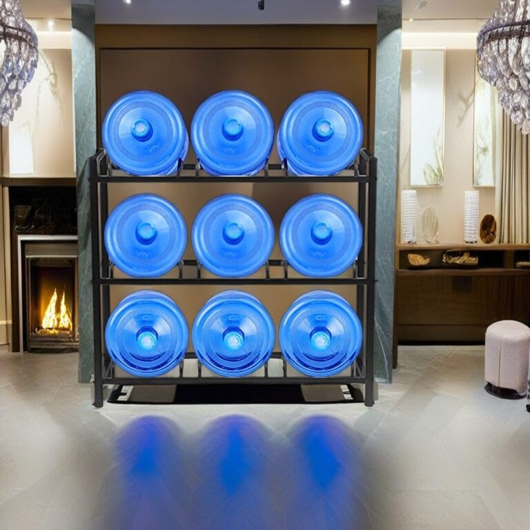 HomStora 5-Gallon Water Bottle Rack: The Perfect Storage Pick for American Homes