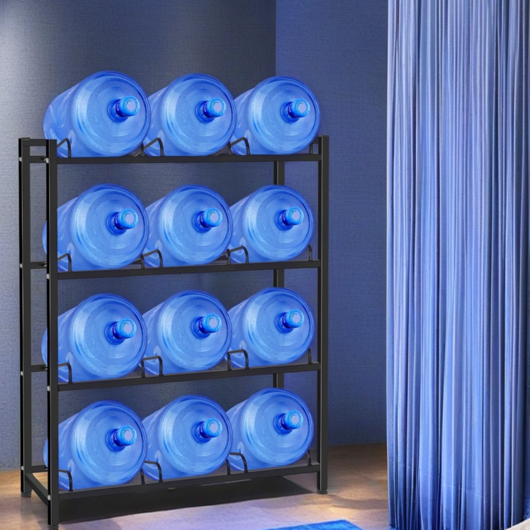 Kitchen Storage Hack: Turn a Cluttered Corner into a Functional Spot with a 5-Gallon Water Bottle Rack