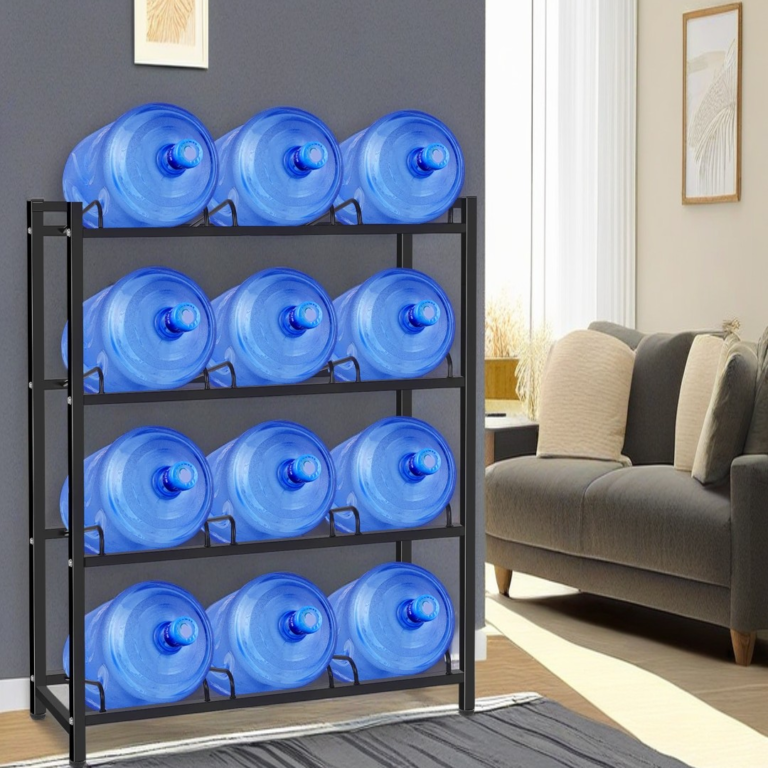 HomStora 5 Gallon Water Bottle Storage Rack: Tame Your Cluttered Garage