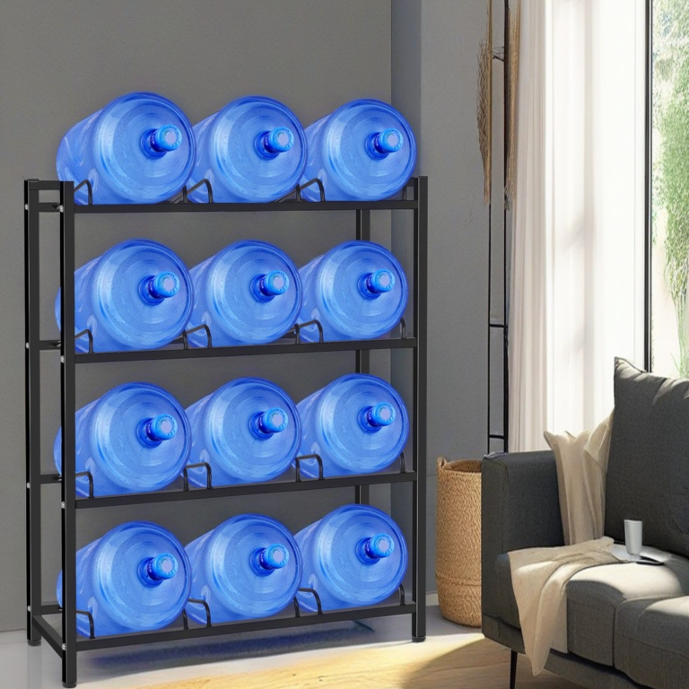 How HomStora 5-Gallon Water Bottle Rack Improved My Family’s Daily Life
