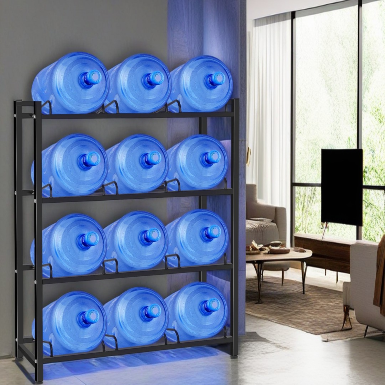 HomStora 5 Gallon Water Bottle Rack: Boost Office Efficiency with Simple Storage