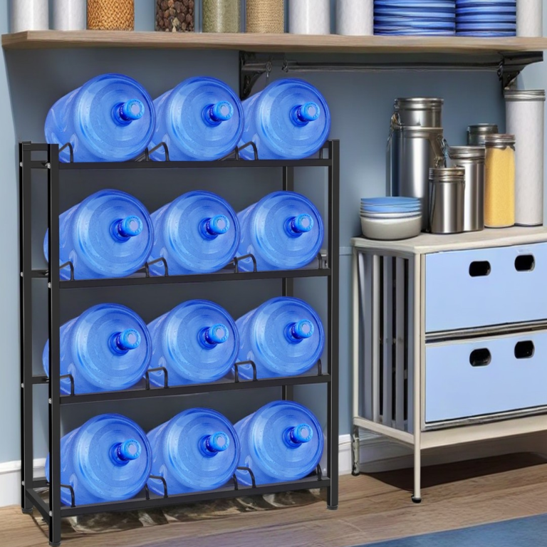 HomStora 5-Gallon Water Bottle Rack: Quality & Trust for American Homes