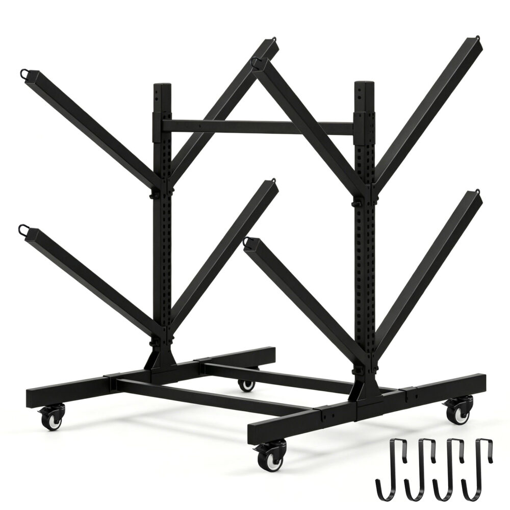 Kayak Storage Rack with Wheels