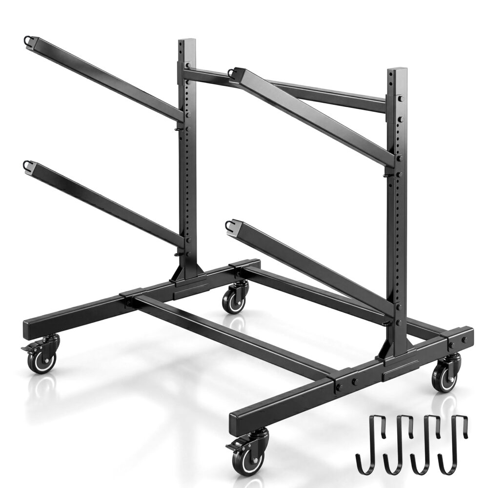 Kayak Storage Rack with Wheels