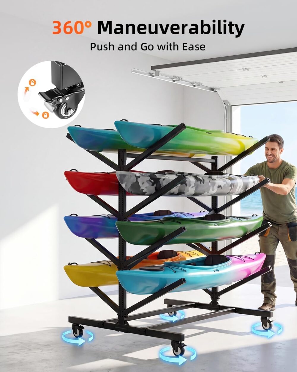 heavy duty kayak rack