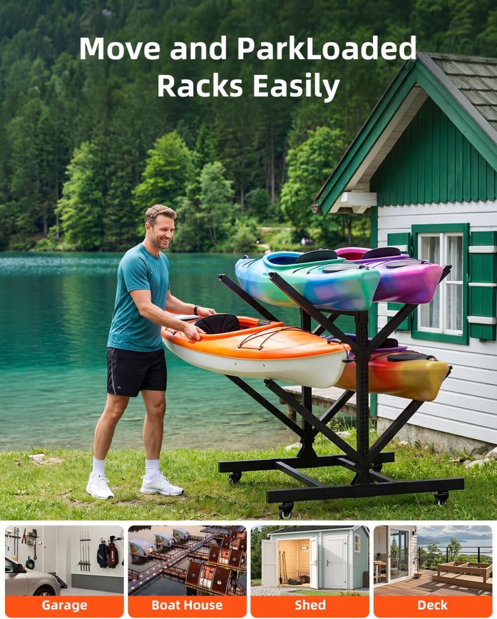 garage kayak organizer